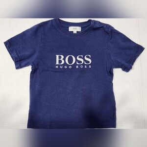 Hugo boss boy tee shirt size 2t blue